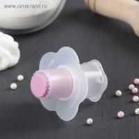 Шприц-пресс кондитерский для заполнения начинкой выпечки Доляна, 6,5*4,5*3 см, цвет МИКС