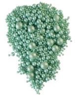 Драже зерновое в глазури ЖЕМЧУГ бирюза (микс) "ФБ" #190 (1,5кг)