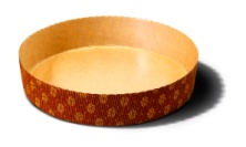 Форма для круглого пирога "Тортина" 100*30 (коричневая) арт.PB10030 (450 шт) Италия