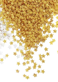 Посыпка сахарная декоративная "Звездочки МИНИ" (золотые) #340/9, 100 гр (фасовка ИМ)
