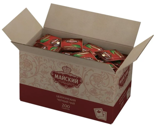 Чай "Майский" Черный, сашет 200x2г