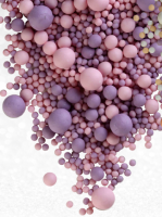 Драже зерновое в глазури ЖЕМЧУГ (розовый,сиреневый) матовый #093м, 50 гр (фасовка ИМ)