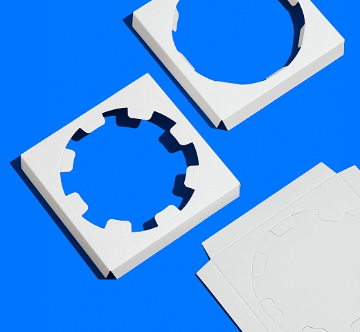 Упаковка с ручками ForGenika JUMPL II Window White 180*180*120 мм ST + ложемент