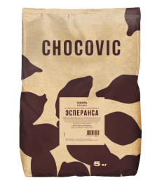 Глазурь белая для покрытия Chocovic ЭСПЕРАНСА, твердая лаурин, код ISF-T103CHVC-25B, 5кг