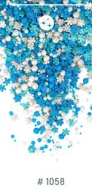 Посыпка Кондитерский декоративный МИКС СНЕЖИНКИ #1058 (1,5кг*6 шт)