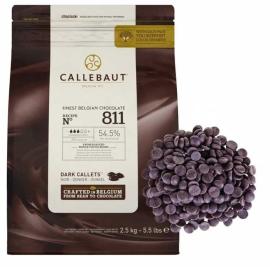 Шоколад темный Callebaut 811 (какао 54,5%) код 811-E4-U71, 2,5 кг