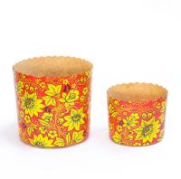 Форма для куличей 90*90, арт.PA9090COL3RN (200 шт/уп)