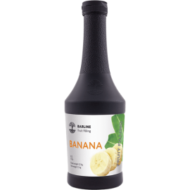 Наполнитель фруктовый (пюре) "Банан", Barline, пл.бут.1л (1,2кг)