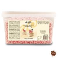 Завитки шоколадные розовые, код CHF-BS-22271E0-07B, 100 гр