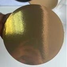 Подложка для торта круглая односторонняя (золото) d 16 см толщ. 2,5 мм