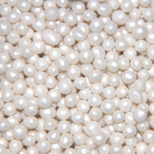 Драже зерновое в глазури 12-13 мм ЖЕМЧУГ серебро "ФБ" #126. 1,5кг