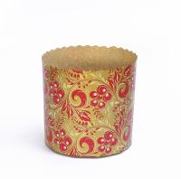 Форма для куличей 90*90, арт.PA9090COL2R, 10 шт/уп (запайщик ПС)