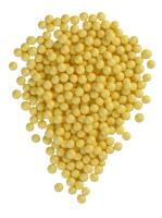Драже зерновое в глазури 6-8 мм ЖЕМЧУГ желтый,1,5кг