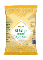 Желатин гранулированный 180+bloom Халяль "VAL`DE", 0,5 кг,