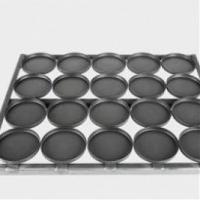 Сборка форм д/выпечки на решетке 600*400 "Гамбургер" 100/13 мм, ч/м (уп/10шт)