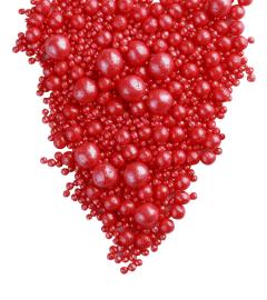 Драже зерновое в глазури ЖЕМЧУГ красный (микс) "ФБ" #164, 100 гр (фасовка ИМ)