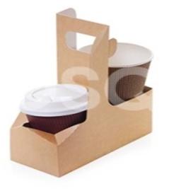 Держатель для стаканов OSQ CUPHOLDER double, 180х90х50мм (300шт)