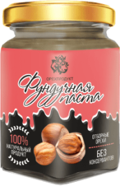 Паста из лесного ореха (фундука), (фундук 100%), банка (пластик) 200 гр ДЖОЛИ
