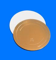 Подложка усиленная золото/жемчуг D 320мм, 3,2мм Pasticciere