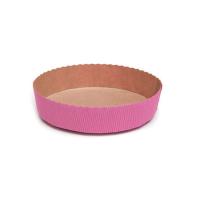 Форма для круглого пирога "Тортина" розовая 185*35, арт.РВ18535PP_R (90шт) Россия