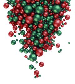 Драже зерновое в глазури БЛЕСК зеленый, красный "ФБ" #719,1,5кг