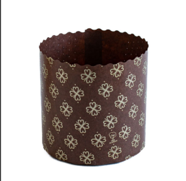 Форма для куличей 60*45, арт.PA6045RB_R "КЛЕВЕР" коричневый (10 шт/уп) (запайщик ПС)