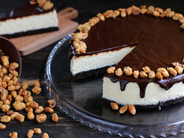 Чизкейк с арахисовой пастой Чизкейк с арахисовой пастой