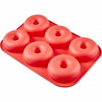 Форма силиконовая ПОНЧИК, 6 фигур, 8 * h2,5 см