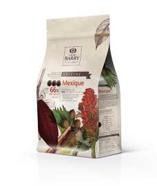 Шоколад темный "CACAO BARRY", кувертюр "Mexique 66%" код CHD-N66MEX-2B-U73, 1 кг