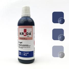 Краситель S-gel 31 гелевый в/р «Синий», 80 мл (уп/6шт.)