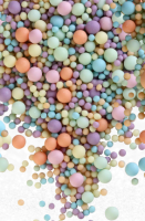 Драже зерновое в глазури ЖЕМЧУГ (оранж,голуб,роз,сирень,изумруд) матовый #297м 1,5кг
