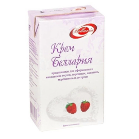 Сливки растительные "Беллария" жирн. 28% (Россия), 1 л