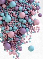 Драже зерновое в глазури ЖЕМЧУГ (голубой,сиреневый,розовый) матовый #298м, 50 гр (фасовка ИМ)