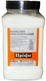 Ванилин кондитерский 1000 гр, банка (Айдиго)1/8