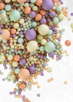 Драже зерновое в глазури ЖЕМЧУГ (изумруд,оранж,сирен.желтое) матовый "ФБ" #296м 1,5кг