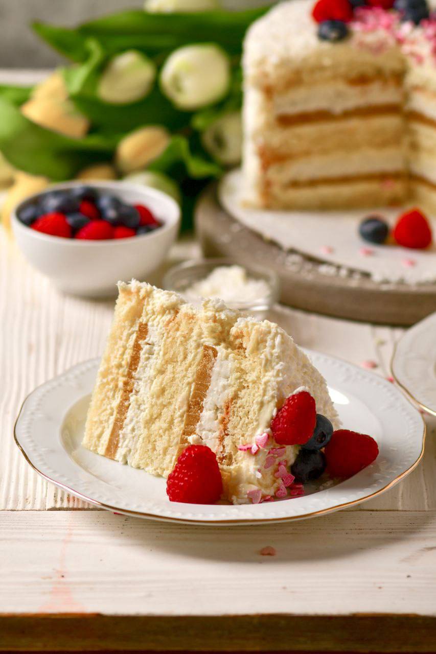 ТОРТ КОКОСОВАЯ ПАНАКОТА С МАНГО ТОРТ КОКОСОВАЯ ПАНАКОТА С МАНГО