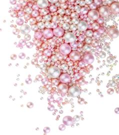 Драже зерновое в глазури БЛЕСК НЕЖНЫЙ Пудр,розов,белосн (3х разм), #811, 50 гр (фасовка ИМ)