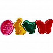 Вырубки с выталкивателем ПАСХА 4 шт. арт.23249