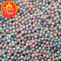 Посыпка "Шарики гол/лил/розовые" перламутр d2 мм, 1 кг