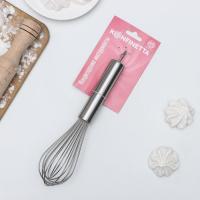 Венчик кулинарный KONFINETTA «Сильвер», струна 1,3 мм, 25*6*6 см, шт, арт.5398905