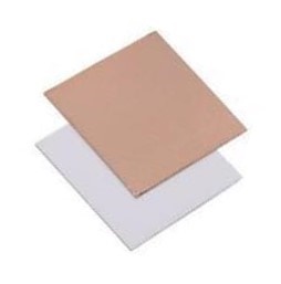 Подложка для торта квадратная (золото, белая) 50*50 см толщ. 3,2 мм. п 3,2-500*500 ПЗБ