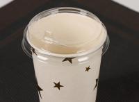 Крышка для стакана, с носиком, d=8 см, цвет прозрачный, 10 шт/уп, арт.9364786