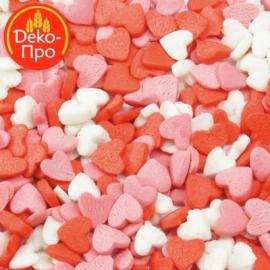 Посыпка "Сердечки красно-бело-розовые" tp16014, 50 гр (фасовка ИМ)