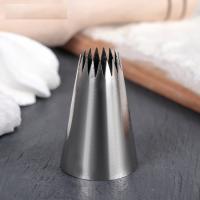 Насадка кондитерская "Французская звезда", арт 3831033,d 3,4 см, вых. 1,5 см, шт