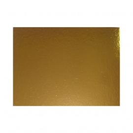 Подложка картон прямоуг. золото 0,8мм 30*40. 64234