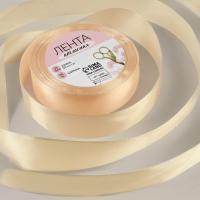 Лента атласная, 25 мм*23м, цвет персиковый №06, арт.3019762