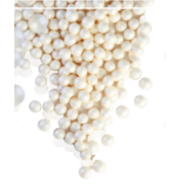 Драже зерновое в глазури 6-8 мм ЖЕМЧУГ серебро "ФБ" #125 1,5кг