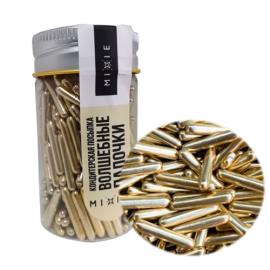 Посыпка фирменная MIXIE "Волшебные палочки" золото, 50 гр