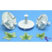 Набор вырубок пластик ЛИСТ ВЬЮНКА большой (3шт)