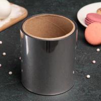 Лента бордюрная для обтяжки тортов Доляна, 200 мкр*100мм*5м, шт арт 5110555